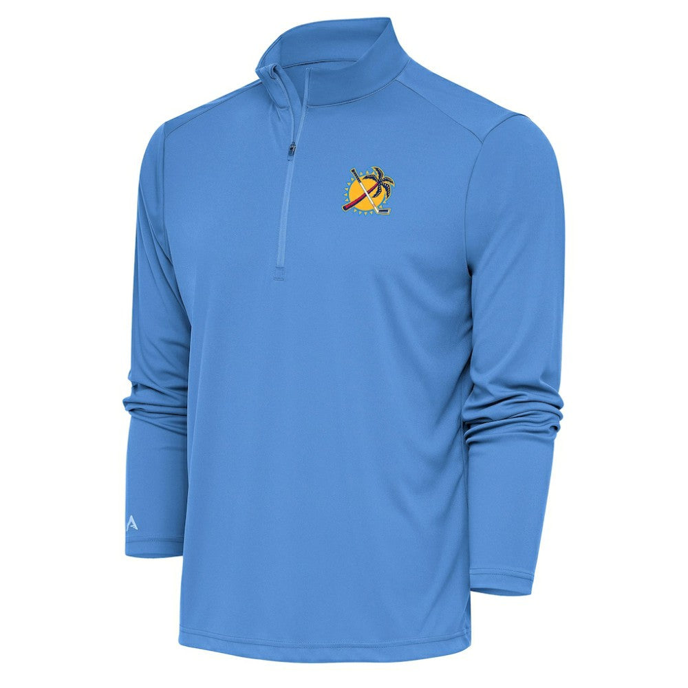 Florida Panthers Antigua Special Edition 2.0 Tribute Quarter-Zip Pullover Top