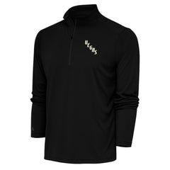 Vegas Golden Knights Antigua Special Edition 2.0 Tribute Quarter-Zip Pullover Top