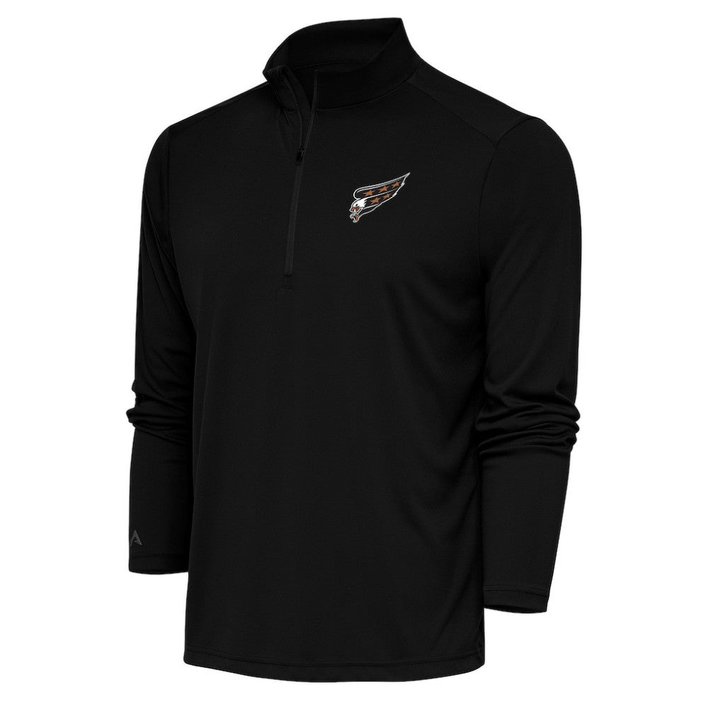 Washington Capitals Antigua Special Edition 2.0 Tribute Quarter-Zip Pullover Top
