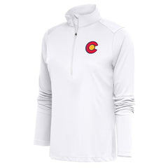 Colorado Avalanche Antigua Women's Special Edition 2.0 Tribute Quarter-Zip Pullover Top