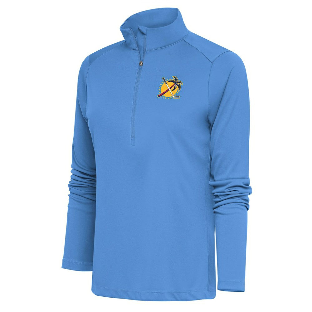 Florida Panthers Antigua Women's Special Edition 2.0 Tribute Quarter-Zip Pullover Top