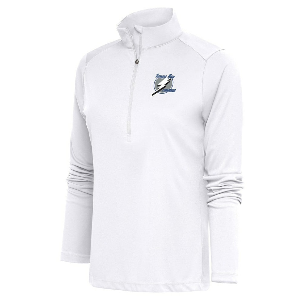 Tampa Bay Lightning Antigua Women's Special Edition 2.0 Tribute Quarter-Zip Pullover Top