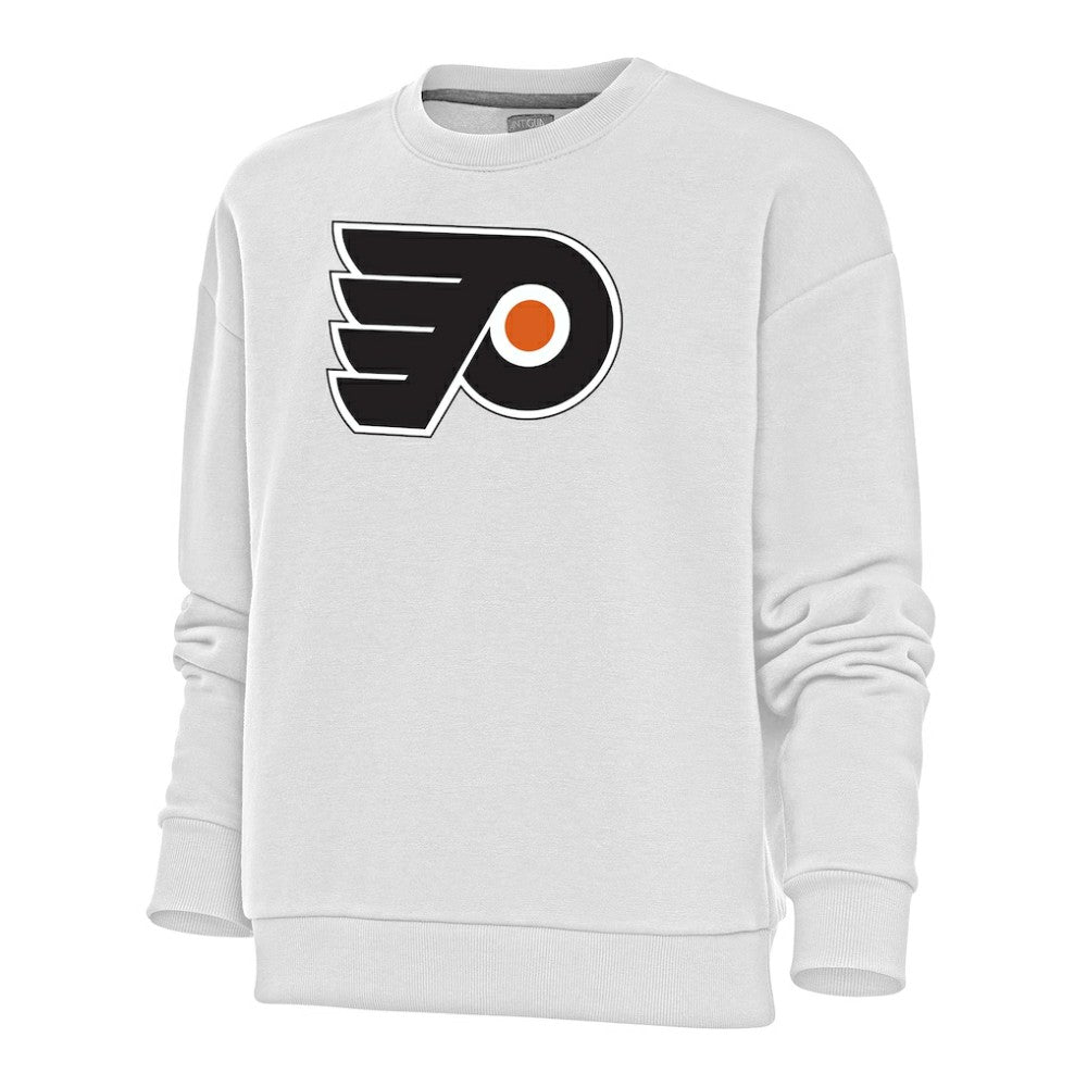 Philadelphia Flyers Antigua Women's Special Edition 2.0 Victory Crewneck Pullover Sweatshirt