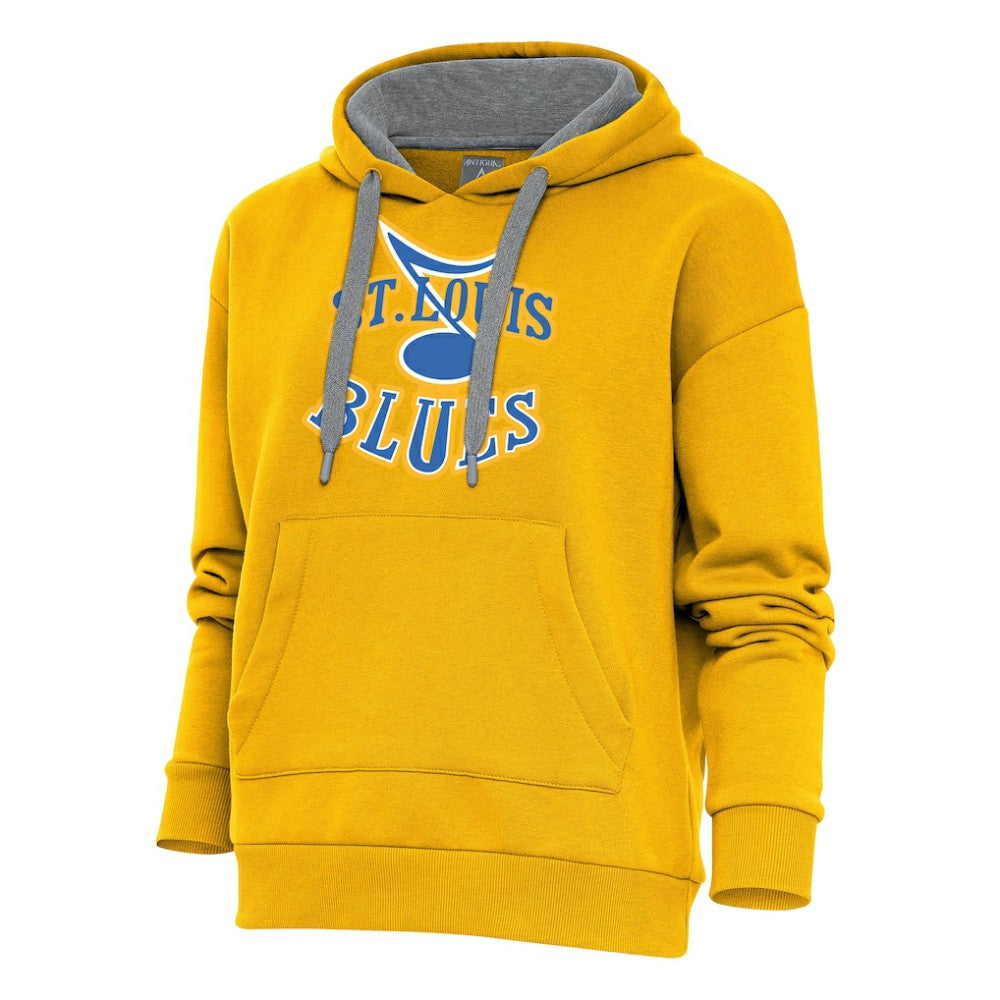 St. Louis Blues Antigua Women's Special Edition 2.0 Victory Pullover Hoodie