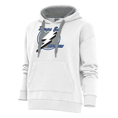 Tampa Bay Lightning Antigua Women's Special Edition 2.0 Victory Pullover Hoodie