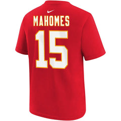 NFL Kansas City Chiefs Patrick Mahomes  Youth Player Name & Number T-Shirt