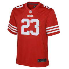 NFL San Francisco 49ers Christian McCaffrey  Youth Game Jersey