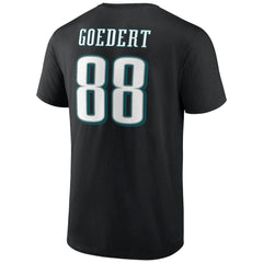NFL Philadelphia Eagles Dallas Goedert  Icon Player Name & Number T-Shirt