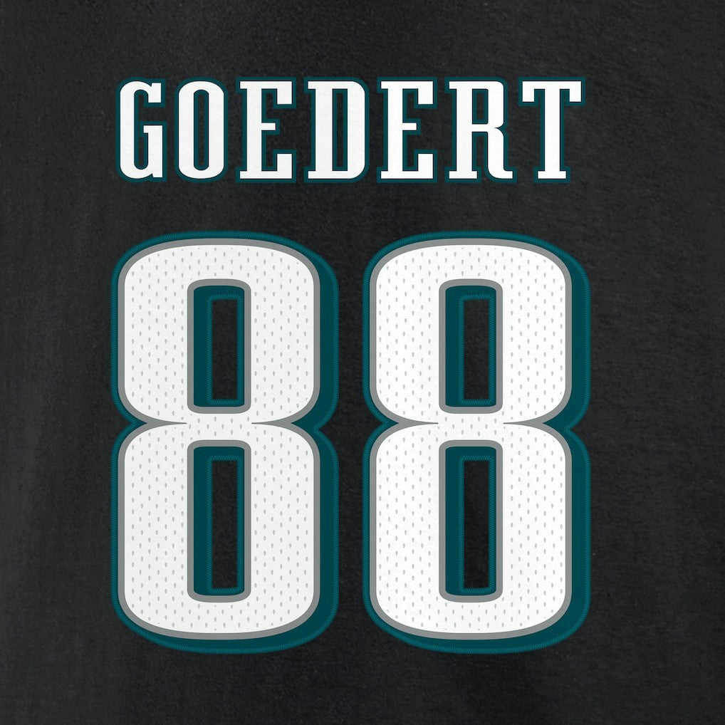 NFL Philadelphia Eagles Dallas Goedert  Icon Player Name & Number T-Shirt