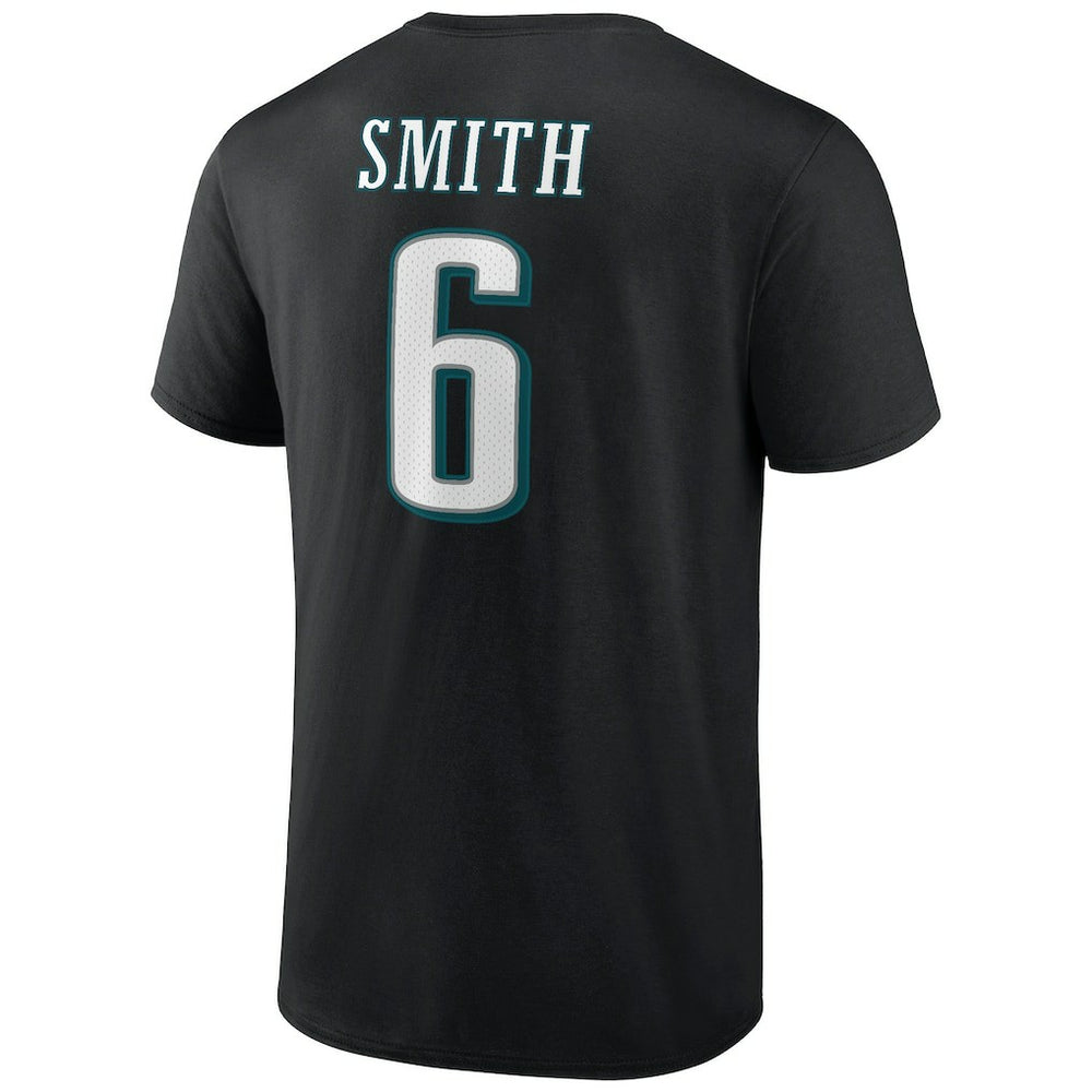 NFL Philadelphia Eagles DeVonta Smith  Icon Player Name & Number T-Shirt