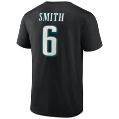 NFL Philadelphia Eagles DeVonta Smith  Icon Player Name & Number T-Shirt