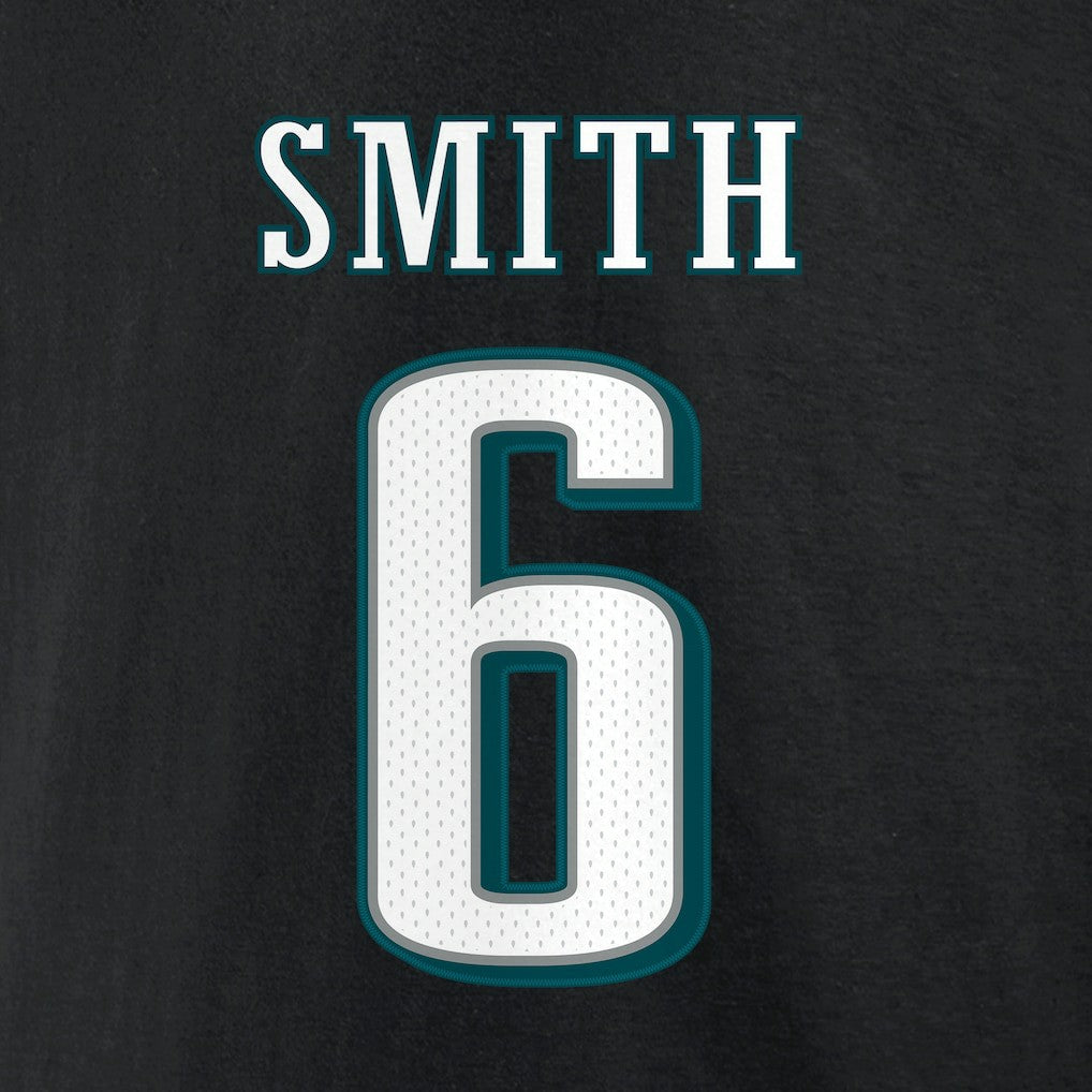 NFL Philadelphia Eagles DeVonta Smith  Icon Player Name & Number T-Shirt
