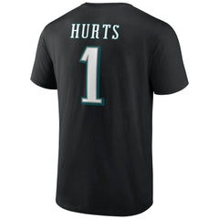 NFL Philadelphia Eagles Jalen Hurts  Icon Player Name & Number T-Shirt