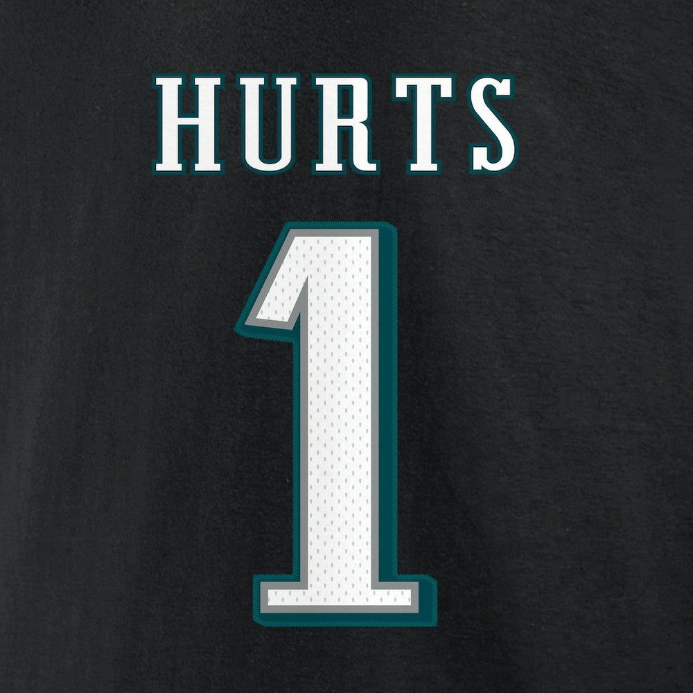 NFL Philadelphia Eagles Jalen Hurts  Icon Player Name & Number T-Shirt
