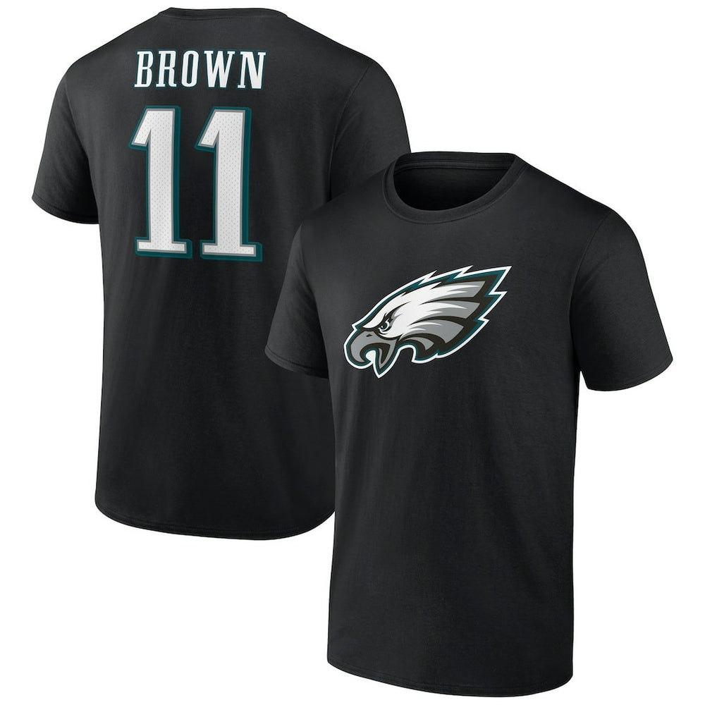 NFL Philadelphia Eagles A.J. Brown  Icon Player Name & Number T-Shirt