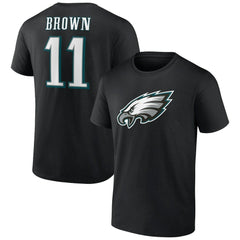 NFL Philadelphia Eagles A.J. Brown  Icon Player Name & Number T-Shirt
