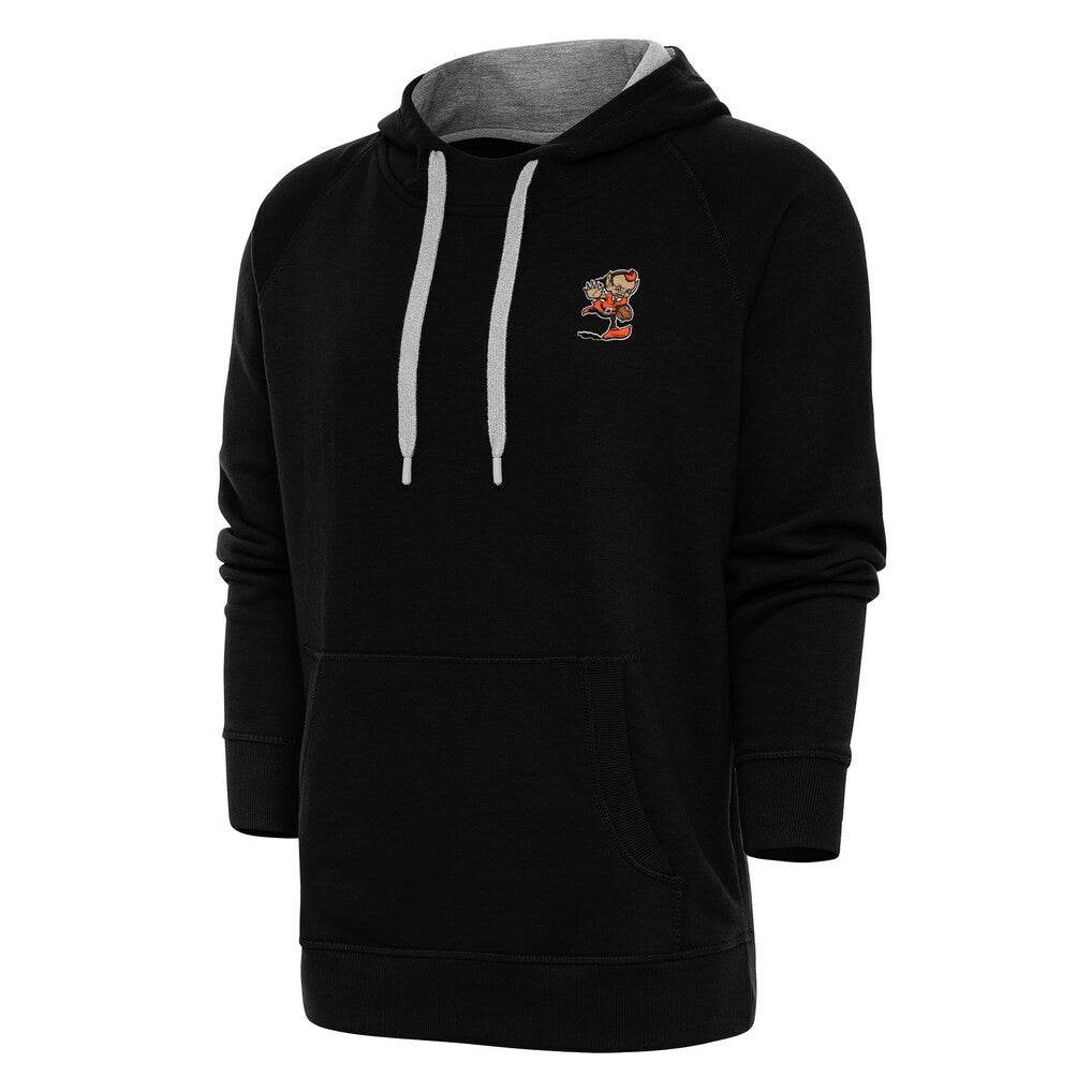 NFL Cleveland Browns Antigua Team Logo Victory Pullover Hoodie