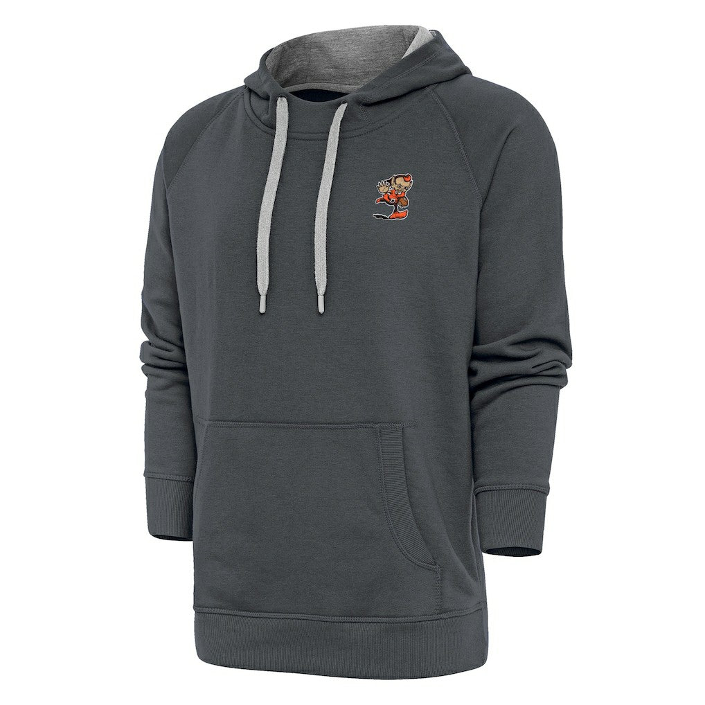 NFL Cleveland Browns Antigua Team Logo Victory Pullover Hoodie