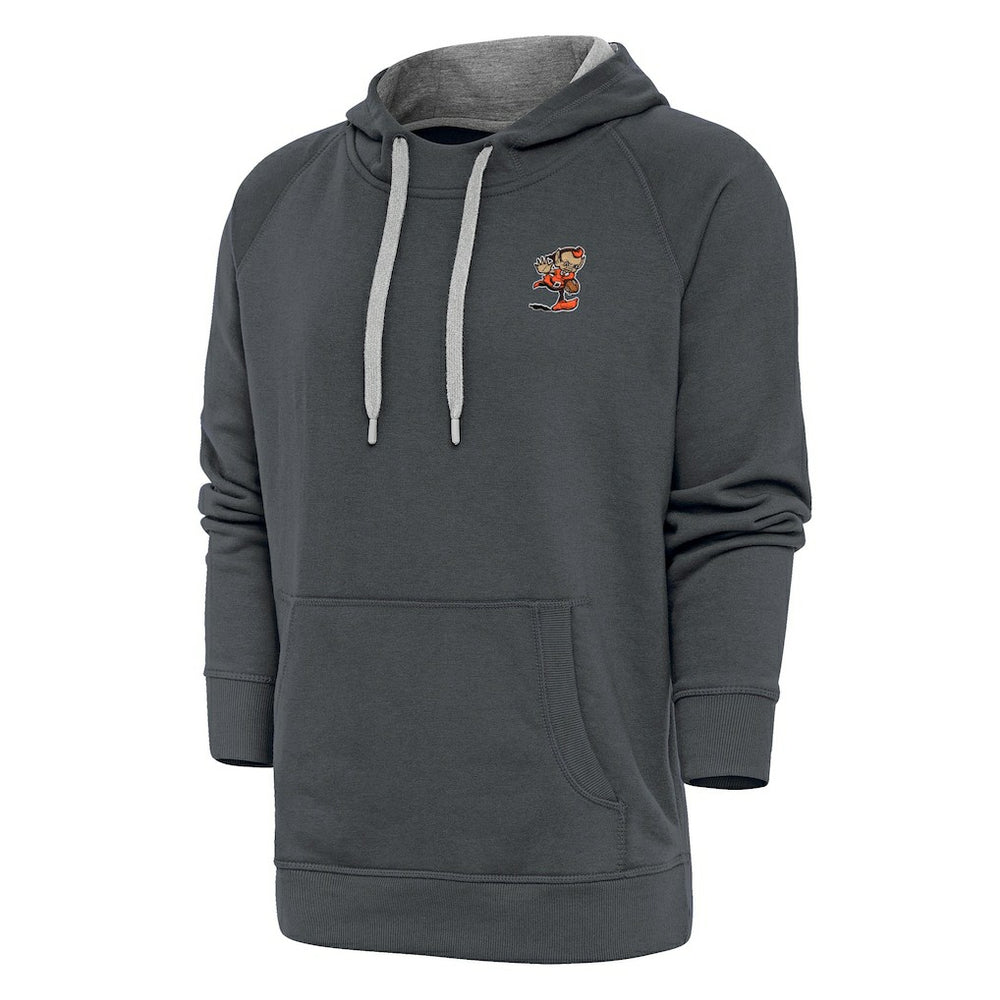 NFL Cleveland Browns Antigua Team Logo Victory Pullover Hoodie