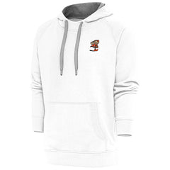 NFL Cleveland Browns Antigua Team Logo Victory Pullover Hoodie