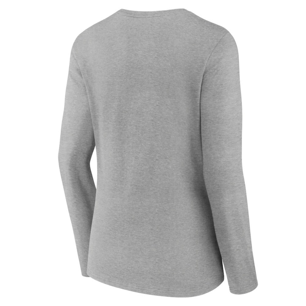 Columbus Blue Jackets Women's Primary Logo Team Long Sleeve V-Neck T-Shirt