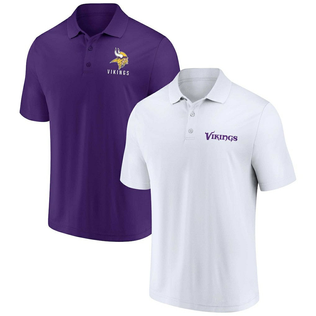 NFL Minnesota Vikings Lockup Two-Pack Polo Set