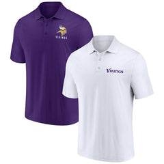 NFL Minnesota Vikings Lockup Two-Pack Polo Set