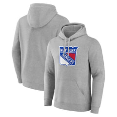 New York Rangers Primary Team Logo Pullover Hoodie