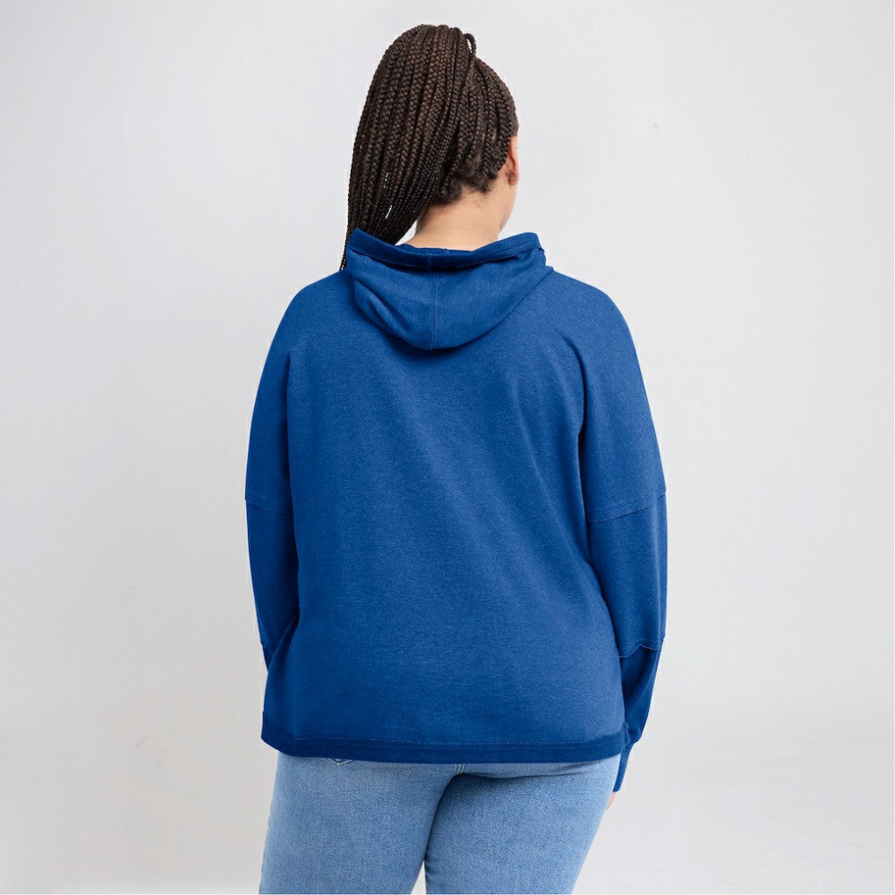 St. Louis Blues Fanatics Women's Lux Lounge Helmet Arch Pullover Hoodie