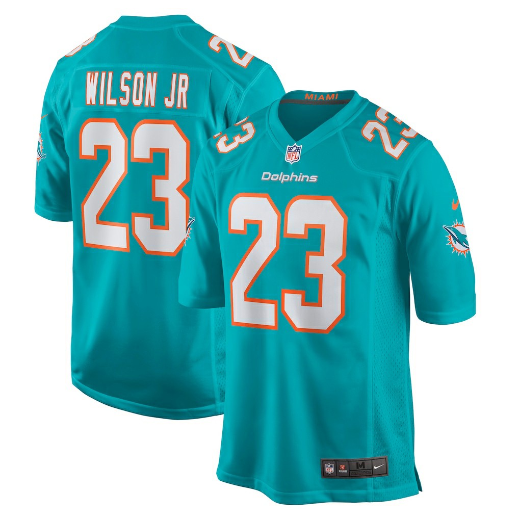 NFL Miami Dolphins Jeff Wilson Jr.  Game Player Jersey