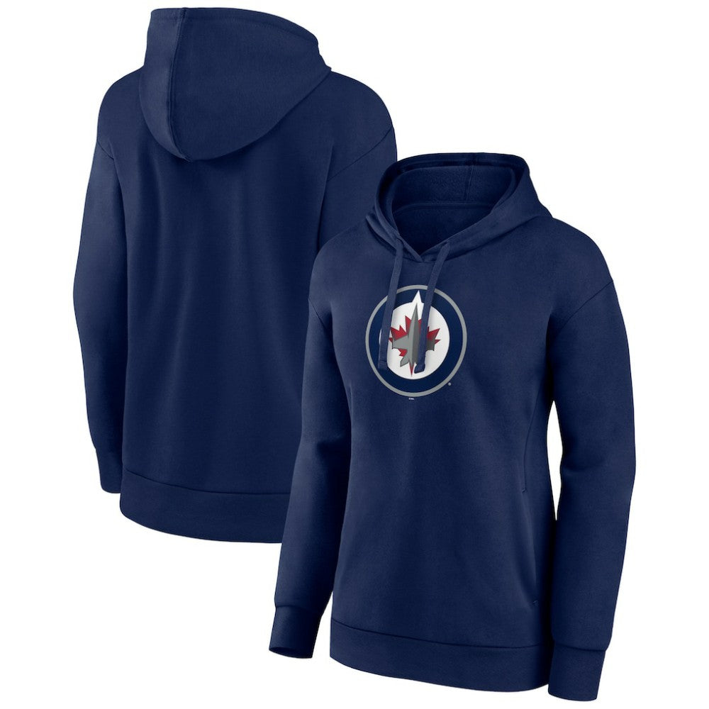 Winnipeg Jets Women's Primary Logo Pullover Hoodie