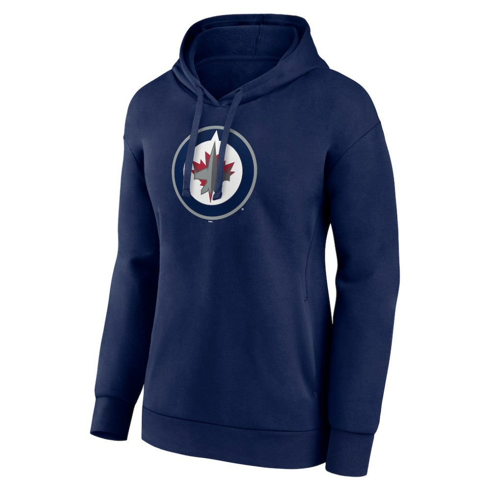 Winnipeg Jets Women's Primary Logo Pullover Hoodie