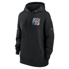 NFL New Orleans Saints Women's 2023 NFL Crucial Catch Club Pullover Hoodie