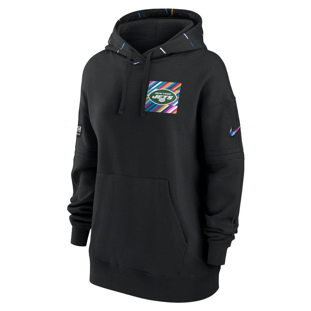 NFL New York Jets Women's 2023 NFL Crucial Catch Club Pullover Hoodie