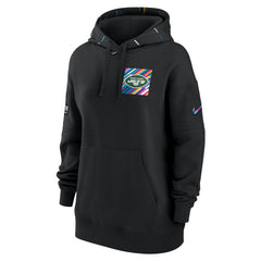 NFL New York Jets Women's 2023 NFL Crucial Catch Club Pullover Hoodie