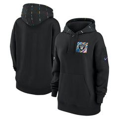 NFL Las Vegas Raiders Women's 2023 NFL Crucial Catch Club Pullover Hoodie