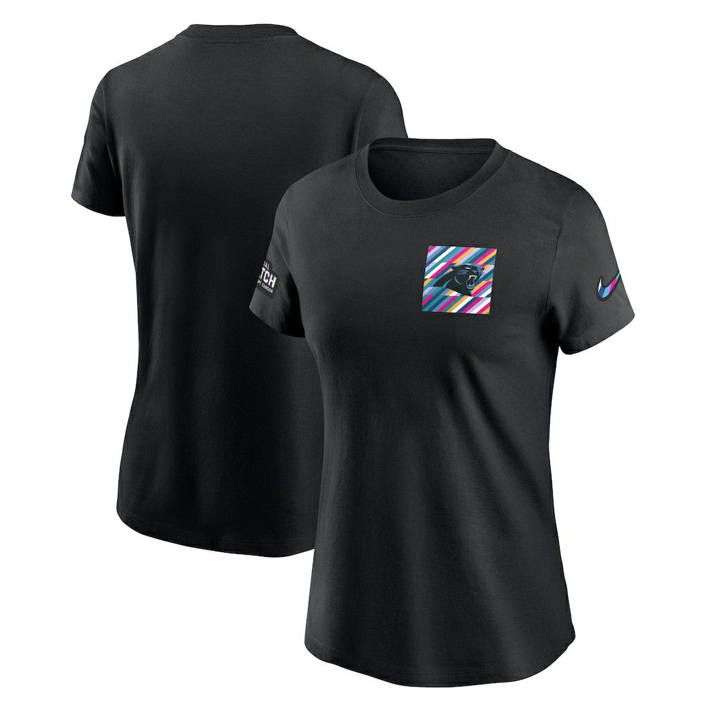 NFL Carolina Panthers Women's Crucial Catch Sideline Tri-Blend T-Shirt