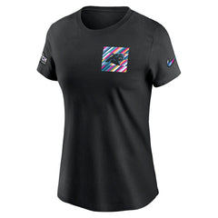 NFL Carolina Panthers Women's Crucial Catch Sideline Tri-Blend T-Shirt