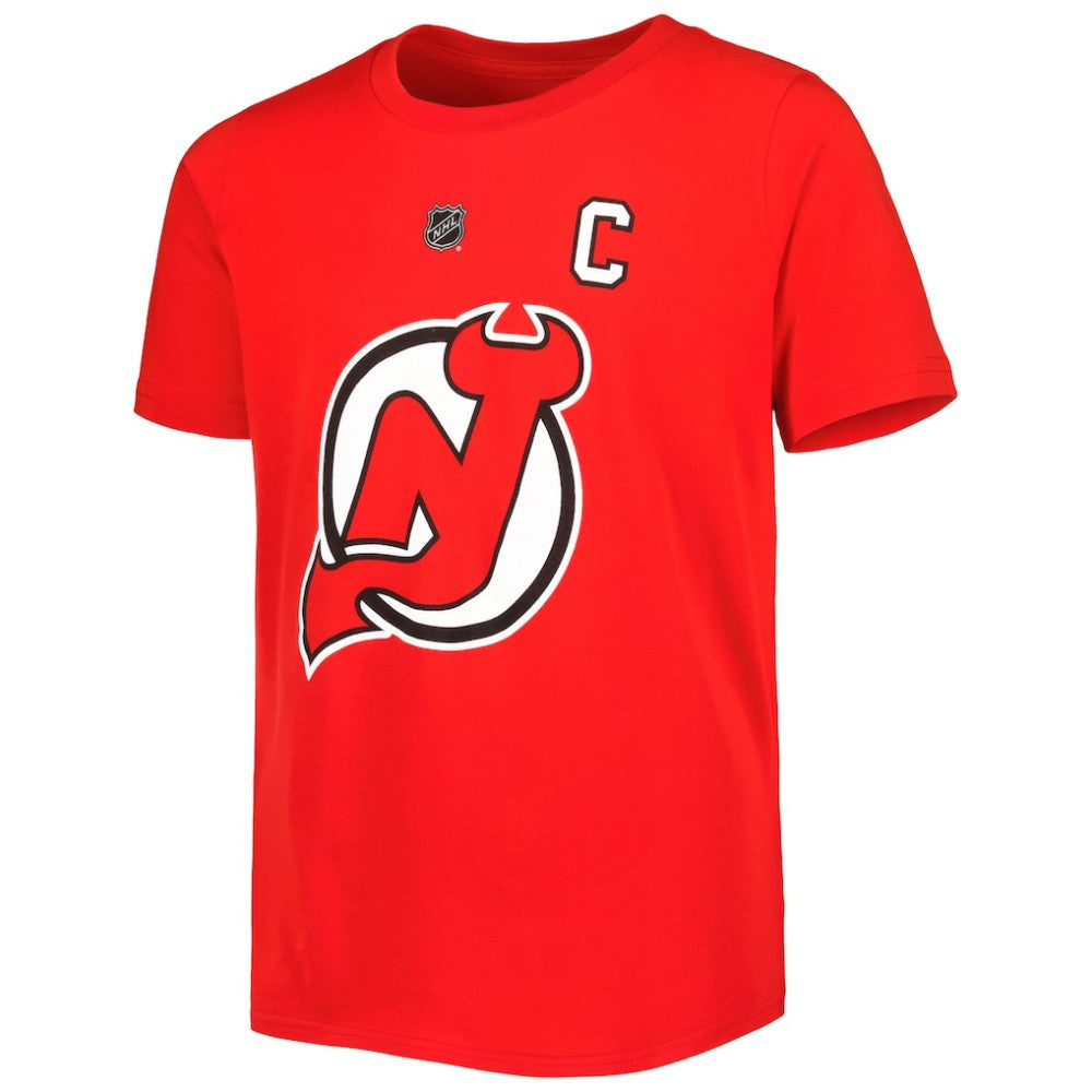 Nico Hischier New Jersey Devils Youth Player Name & Number T-Shirt