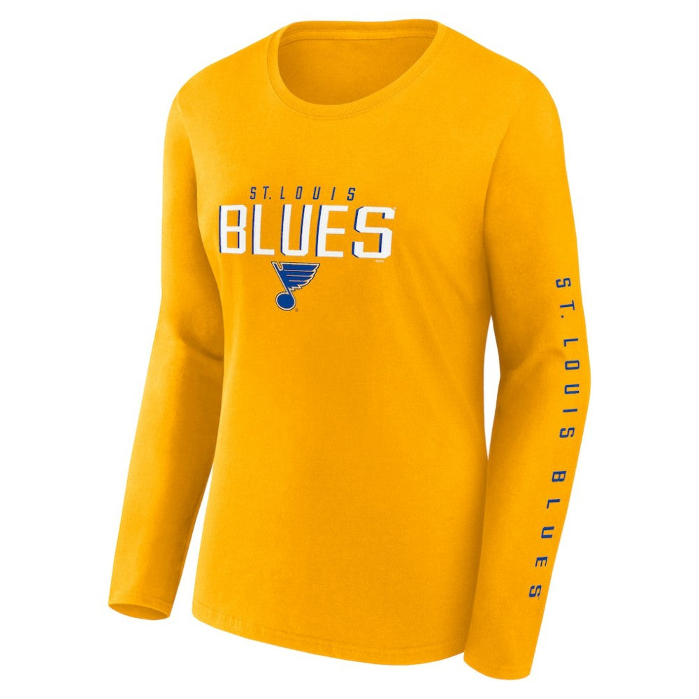 St. Louis Blues Fanatics Women's Long and Short Sleeve Two-Pack T-Shirt Set
