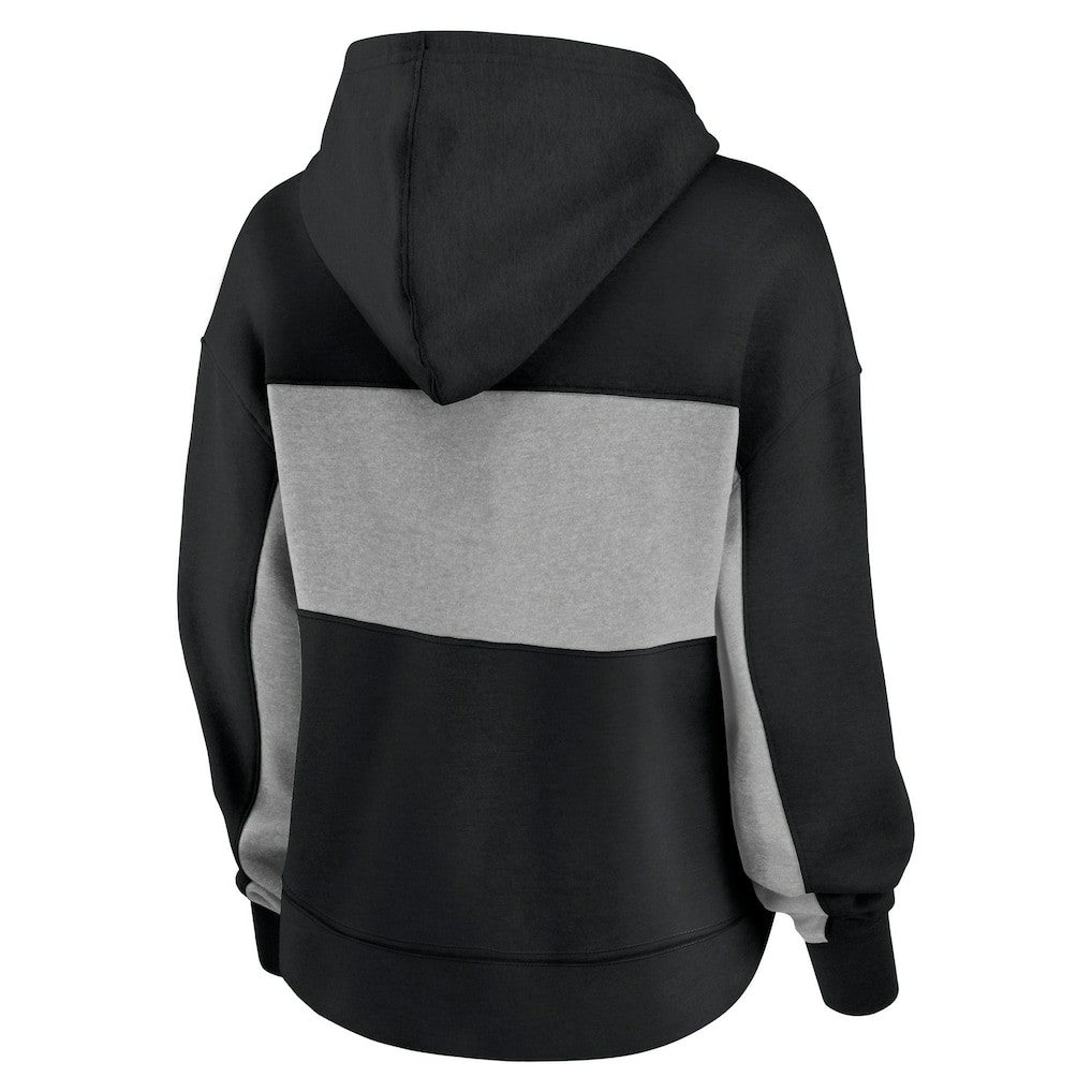 NFL Carolina Panthers Women's Filled Stat Sheet Lighweight Modest Crop Hoodie