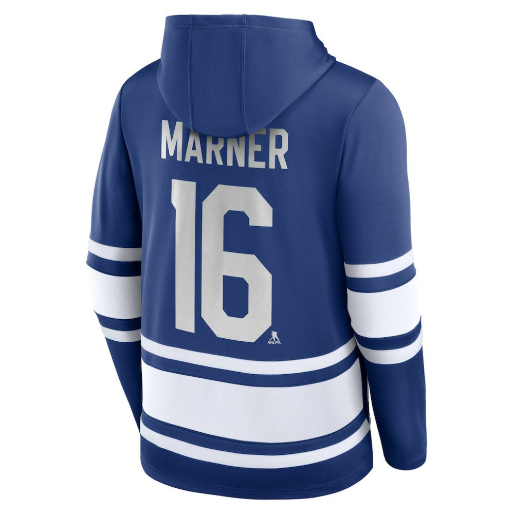 Mitch Marner Toronto Maple Leafs Fanatics Name & Number Lace-Up Pullover Hoodie