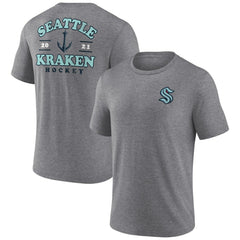 Seattle Kraken Fanatics Winger Tri-Blend T-Shirt