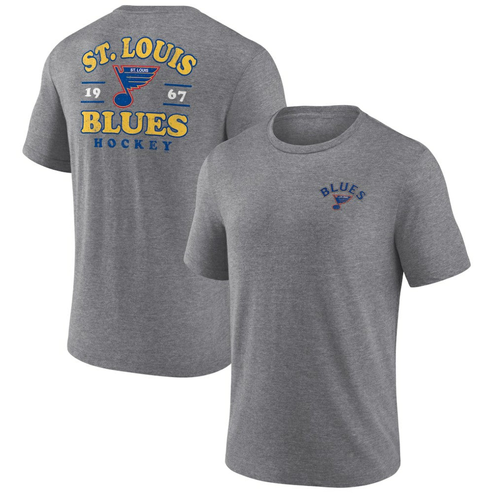 St. Louis Blues Fanatics Winger Tri-Blend T-Shirt