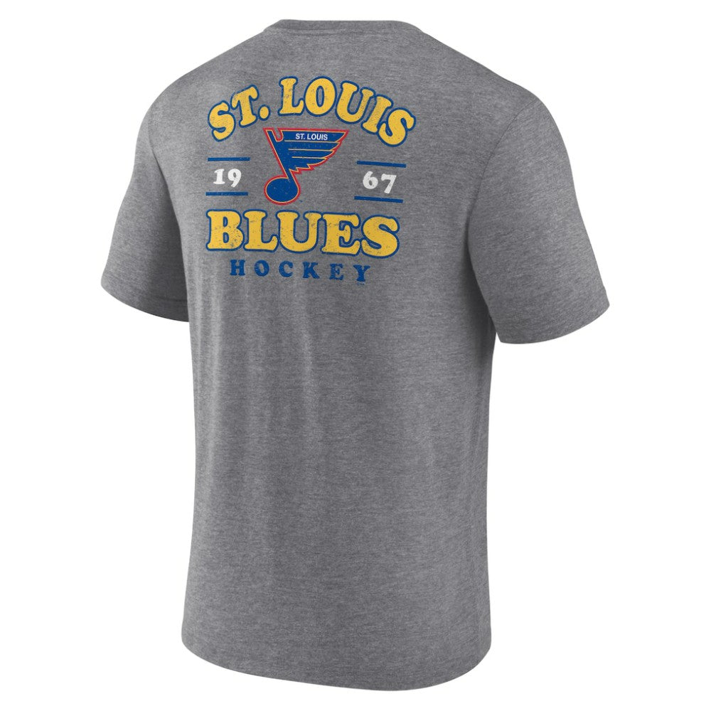 St. Louis Blues Fanatics Winger Tri-Blend T-Shirt