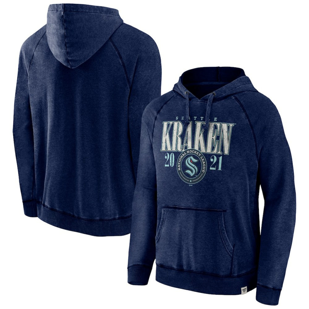 Seattle Kraken Fanatics Shoulder-To-Shoulder Raglan Pullover Hoodie
