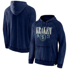 Seattle Kraken Fanatics Shoulder-To-Shoulder Raglan Pullover Hoodie