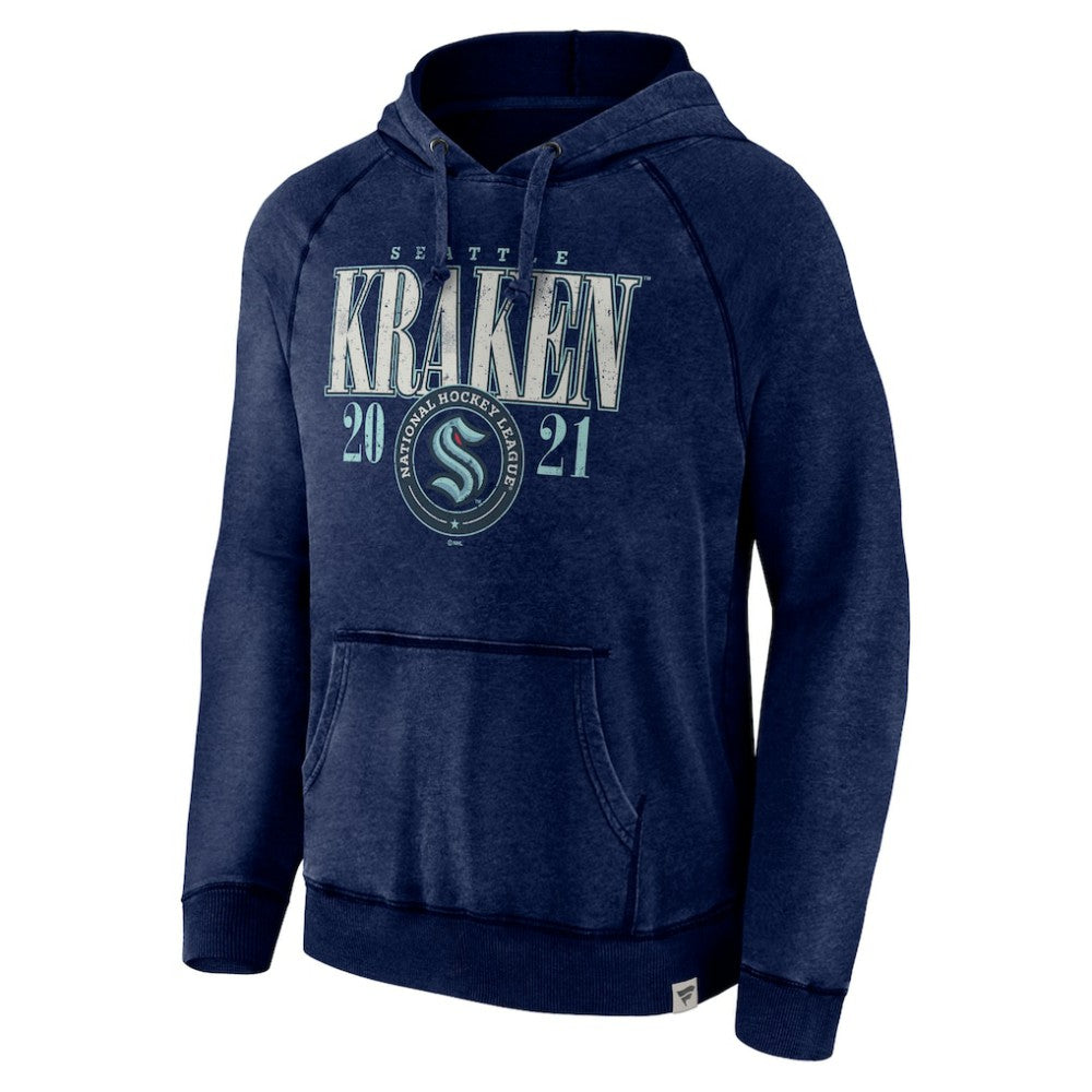 Seattle Kraken Fanatics Shoulder-To-Shoulder Raglan Pullover Hoodie