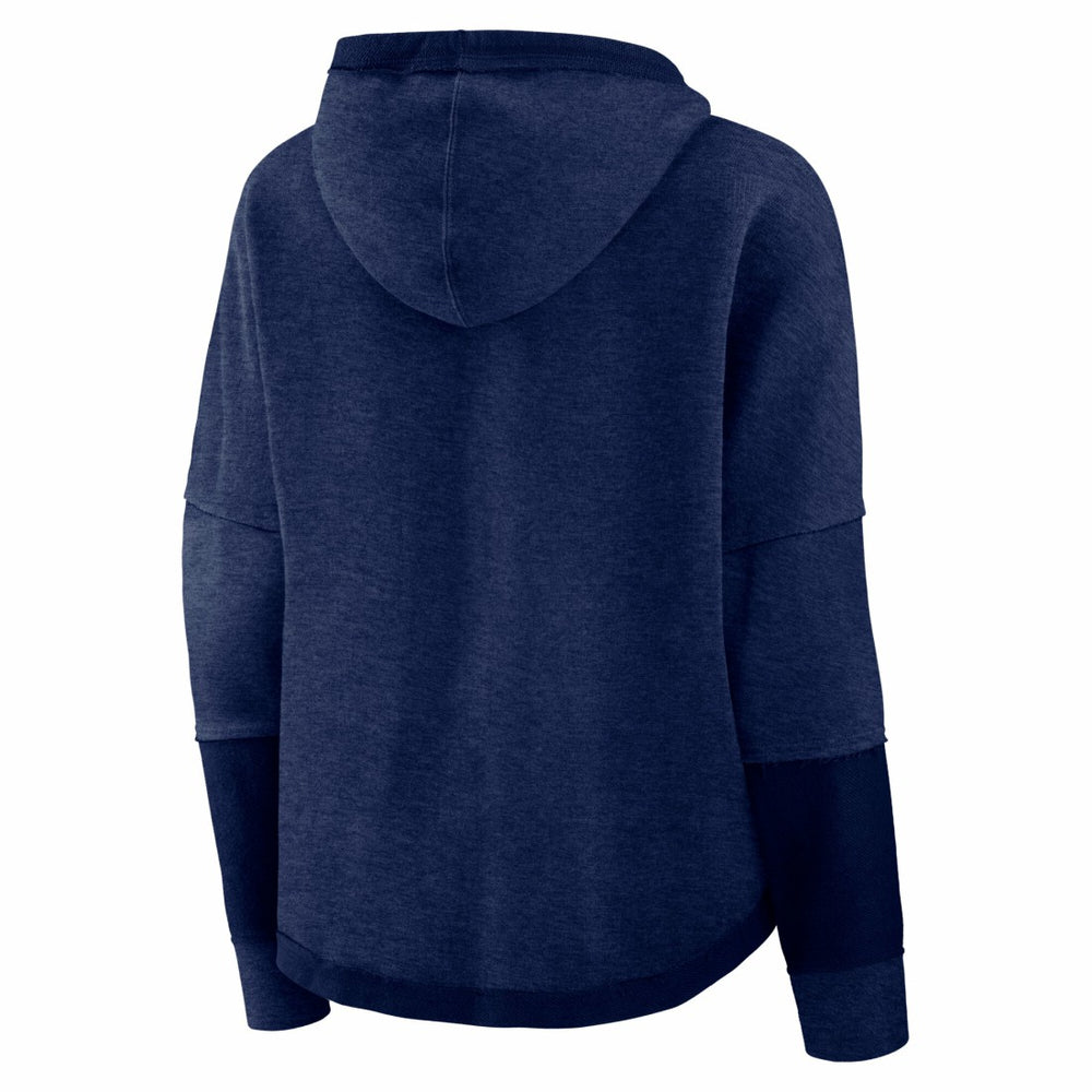 NFL Tennessee Titans Women's Lightewight Modest Crop Lounge Helmet Arch Pullover Hoodie