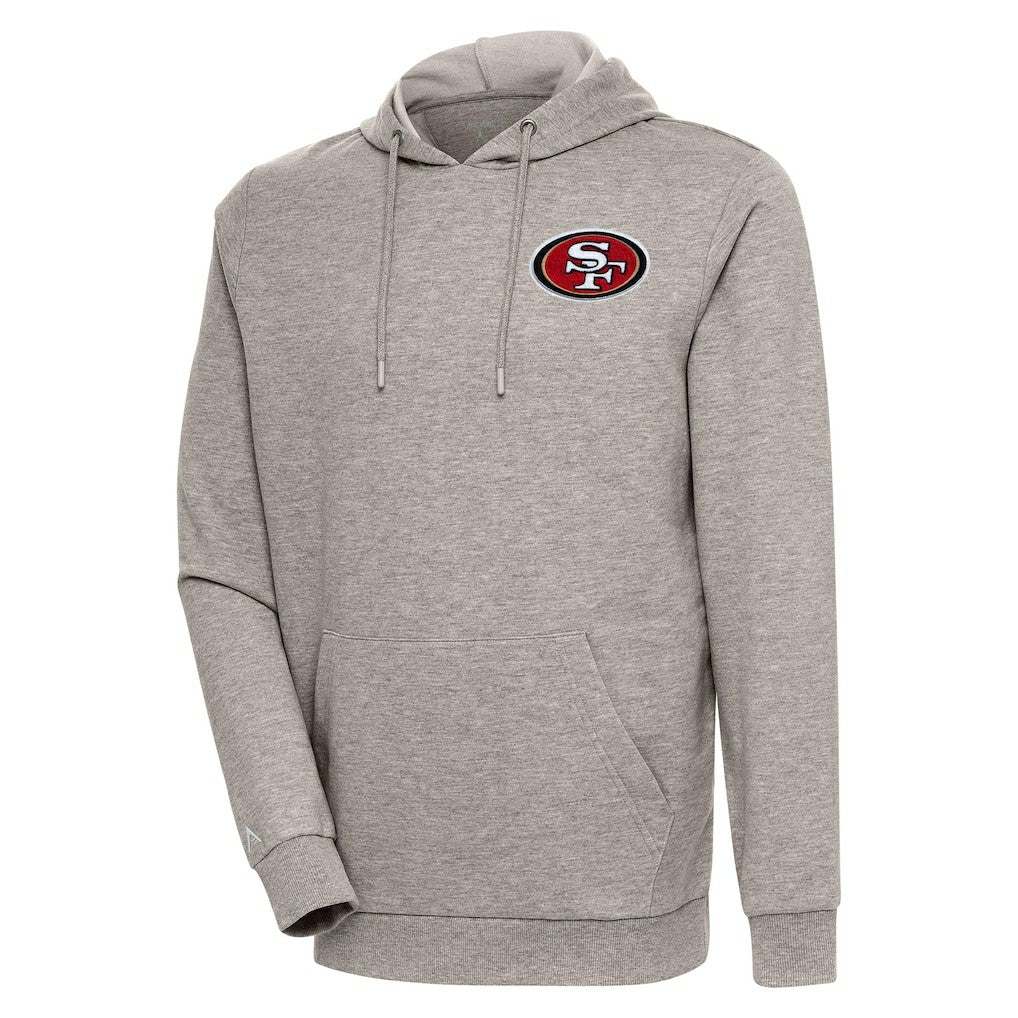 NFL San Francisco 49ers Antigua Action Lightweight Pullover Hoodie